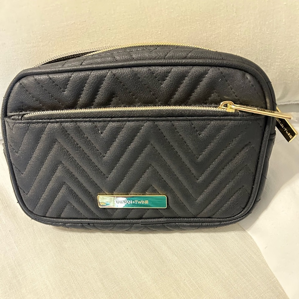 Tartan &Twine black clutch